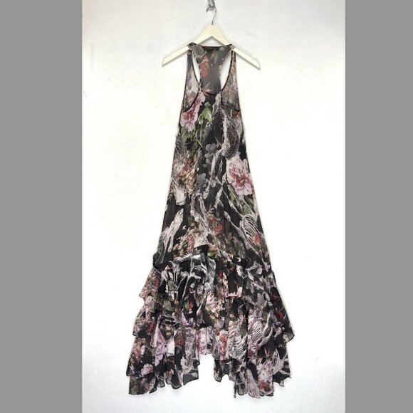 All Saints Vintage Cavalry Maxi Dress in Silk UK8 great condition - Picture 1 of 13